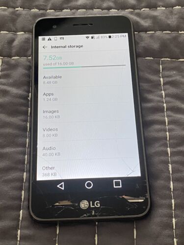 LG Fortune - 16GB - Grey (Cricket Wireless) Smartphone CHECK PICS - Picture 2 of 6