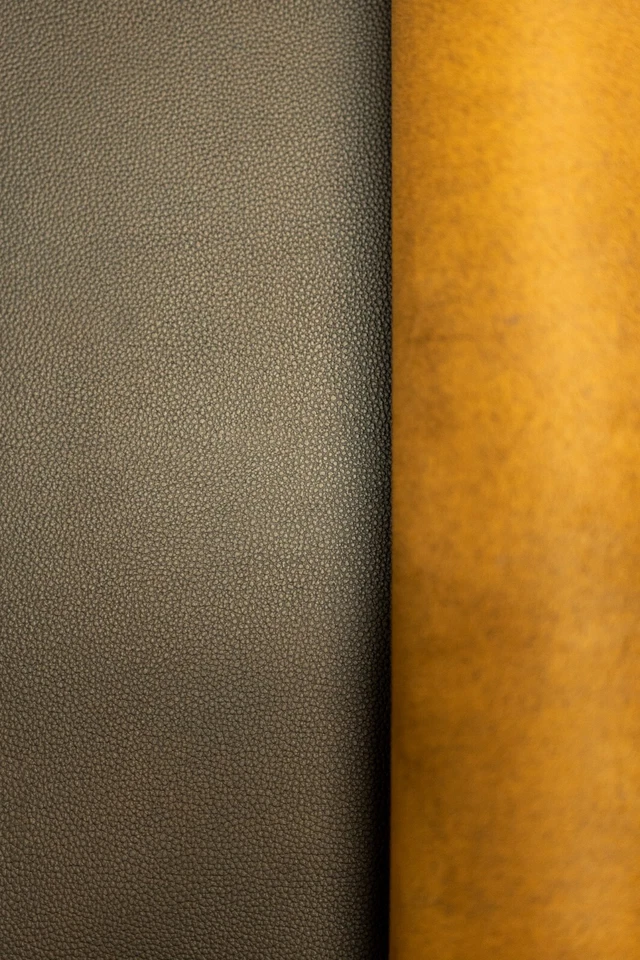 SLC One Full Side of an Earth Tone Chrome Tanned Leather Side 18 to 24sqft - Image 2 of 4