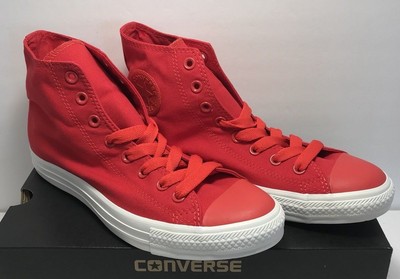 all red converse mens
