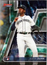 2020 Bowman's Best #11 Justin Dunn RC Seattle Mariners