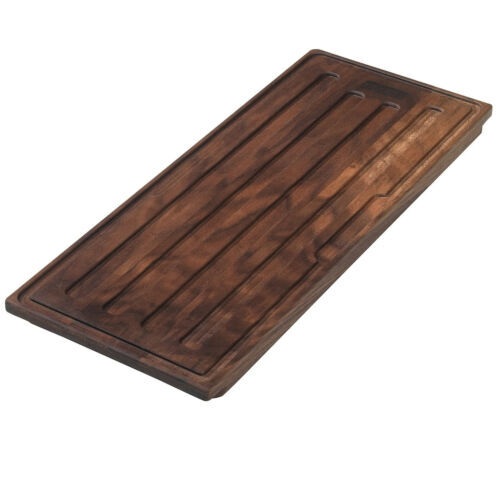 Continenta Schneidebrett Mit Schublade – Duracore, 39x27x6 Cm, Inkl. Edelstahl-Auffangschale
