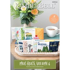 Kimberbell MUG RUGS Volume 6 Machine Embroidery CD ~ 10 Designs