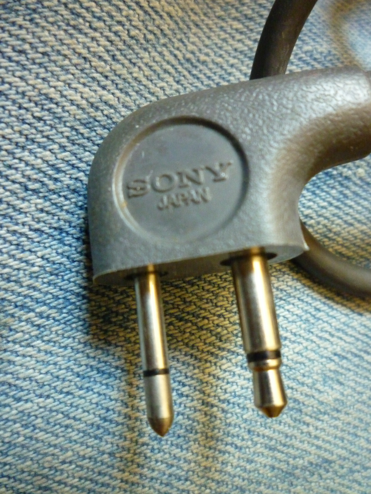 Vtg Sony Ecm95s Electret Condenser Microphone 2 Prong Untested for