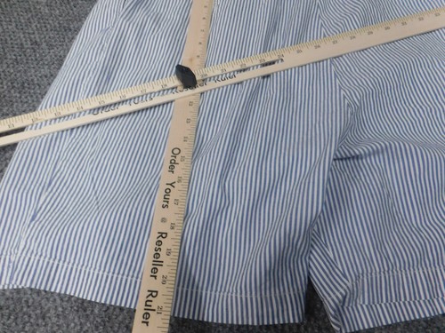 Jos A Bank Mens shorts 38 blue striped chino - Picture 10 of 11