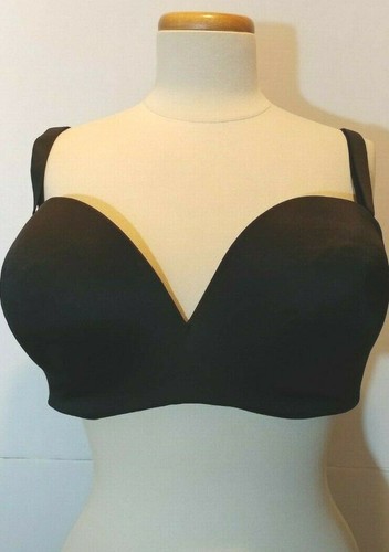 Sujetador de cacique convertible negro talla grande para mujer - extensor de espalda ancha - talla 42DD - Imagen 11 de 11