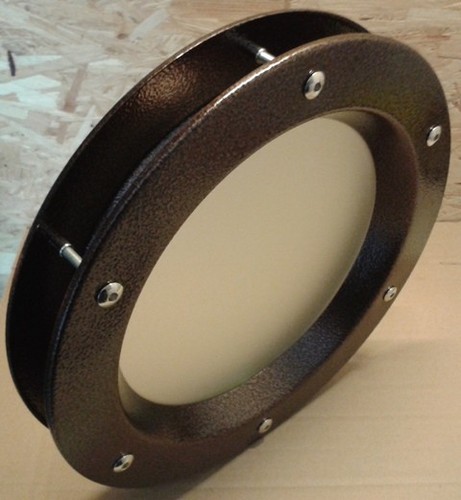 PORTHOLE FOR DOORS phi 350 mm "Old Copper" - Picture 15 of 50