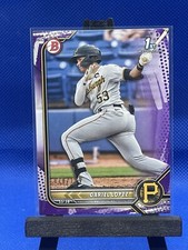 2022 Bowman Baseball - DARIEL LOPEZ - 1st Paper Purple Pattern #078/199