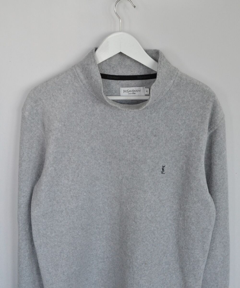 90s Vintage Mens YVES SAINT LAURENT Fleece Sweater Jumper 90s Vintage Mens YVES SAINT LAURENT Fleece Sweater Jumper