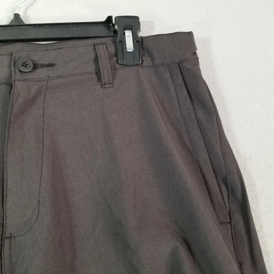 Burnside Pantalones Cortos Hombre 34x10 Negro Ligero Dri-Fit Flex Elástico Exterior Foto 3 de 4