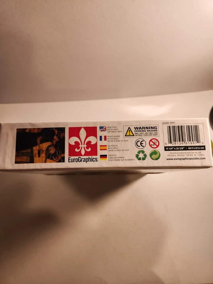 Gustav Klimt 1000 PC LA MÚSICA Rompecabezas Eurográficos, Colección de Bellas Artes Foto 3 de 4