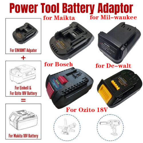 Adaptador de batería para Ozito 18V convertir a para Makita para herramienta eléctrica Bosch - Imagen 1 de 23