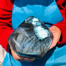 4.42LB Natural Labrador Moonstone Quartz Crystal Free Form Mineral Specimen 627