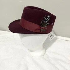 NEW Capas Legionnaire Maroon Wool Hat Adult Small