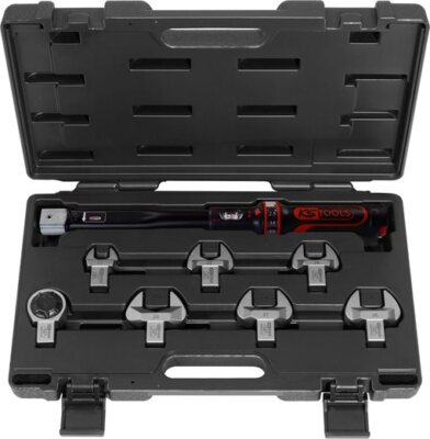 KS Tools 516.1225 14x18mm Kälte-Klima Werkzeugsatz 10-100 Nm, 8-tlg.