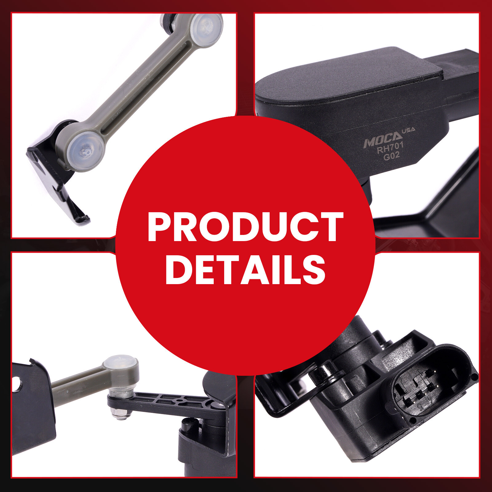 Front & Rear Ride Height Level Sensor for Audi A8 Quattro S8 Bentley Continental