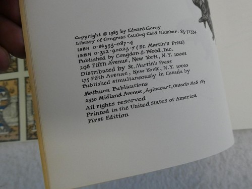 Lot of 3 Edward Gorey AMPHIGOREY, TOO & ALSO First Softcover Printings - Picture 9 of 12