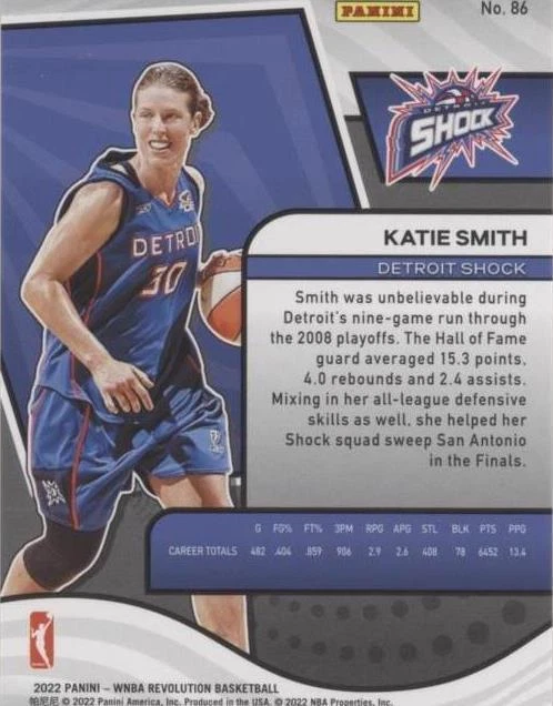 2022 Panini Revolution WNBA - Katie Smith #86