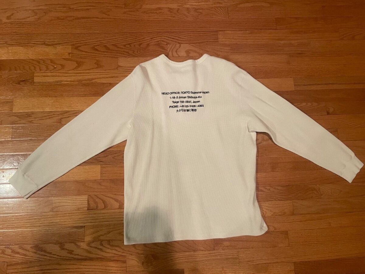Supreme HQ Waffle Thermal XL | eBay Supreme HQ Waffle Thermal XL | eBay