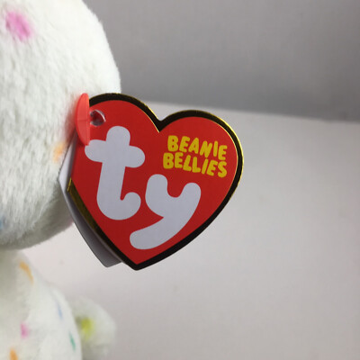 Ty Beanie Baby Bellies - MERINGUE White 2024 Easter Bunny Rabbit
