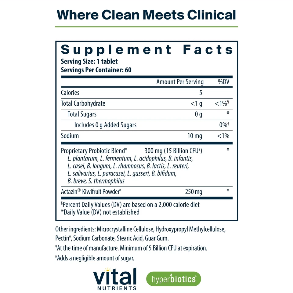 Hyperbiotics Vital Nutrients Pro-15 Probióticos Avanzados para Mujeres y Hombres | 1... Foto 2 de 4