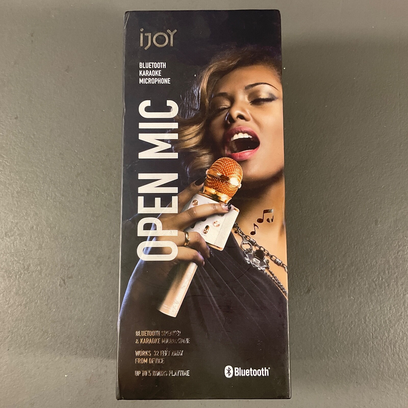 ijoy Bluetooth Karaoke Microphone Speaker Open Mic Up to 5 Hour Play Time 32 Ft. 842700128475 eBay