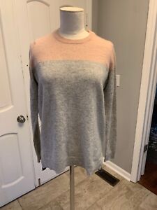 Vince Damen Xs 100 Kaschmir Pullover Rosa Und Grau Ebay