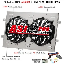 Aluminum Shroud Fan Relay For 88-97 Chevy/GMC C1500 ,C2500 K1500 K2500 5.0L 5.7L