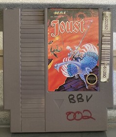 JOUST NES Cartridge & Sleeve - TESTED & CLEANED