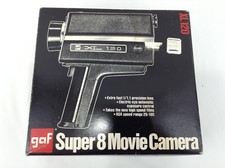 GAF Super 8 Movie Camera XL 120 - Broken Battery Compartment
