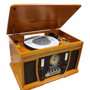 victrola 6 in 1 turntable external speakers