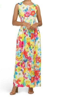 LOVE MOSCHINO Floral Print Maxi Dress 