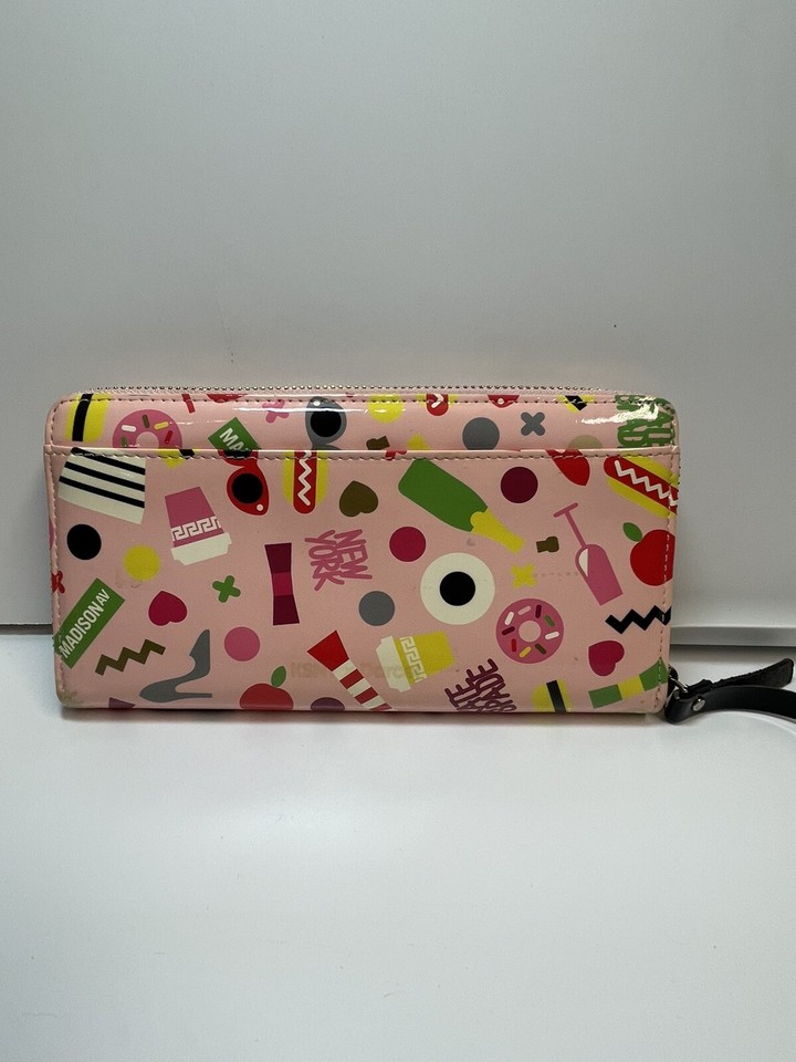 Kate Spade New York Pink KSNY x Darcep Zip Around Full Size Wallet eBay