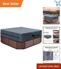 Waterproof Hot Tub Cover Outdoor Heavy Duty Polyester 95x95x20 for All Seasons