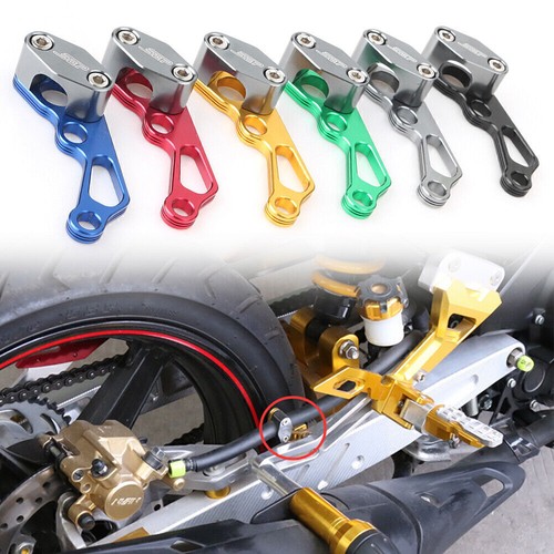 Universal CNC Brake Line Wire Clamp Clip For BMW R1200GS S1000RR HONDA Grom 125