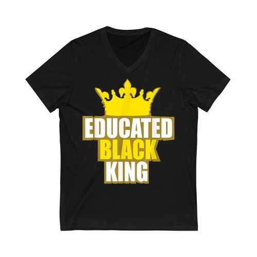Martin Luther King Jr. Day Educated Black King Vintage T Shirt Men Women Fashion - Picture 7 of 9