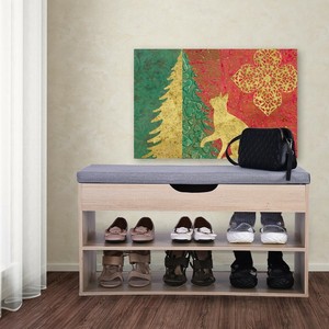 Simple Modern Entryway Shoe Bench Rack Bench Shoes Origanizer With