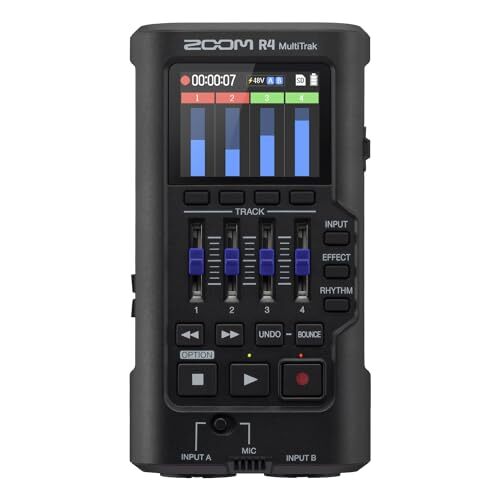 ZOOM R4 4-track portable multi-track recorder compatible with 32-bit float audio - Picture 2 of 22