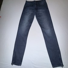 Black Orchid Los Angeles Amber Zippered Skinny Jeans Size 26 NWOT