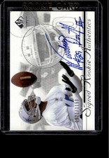 2002 SP Authentic #213 Woodrow Dantzler #/1150