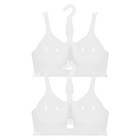 2 Pcs Plastic Women Bra Mannequin With Hanger For Underwear Display