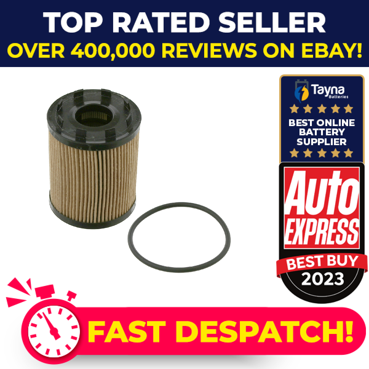Oil Filter fits PEUGEOT 1616315680 1630730680 Febi Genuine Quality Guaranteed