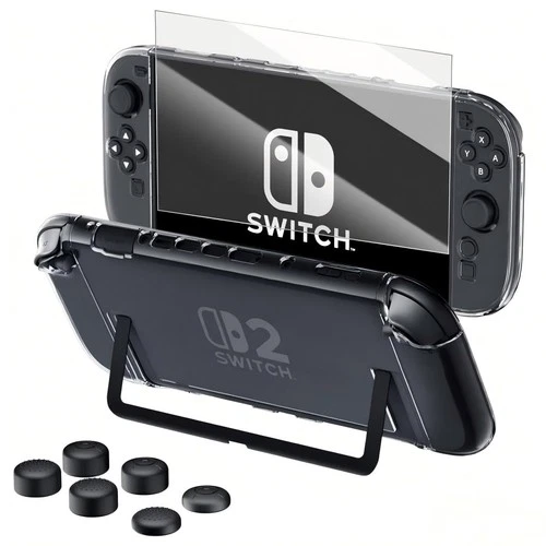 Protective Cover for Nintendo Switch 2 – Dockable Case with Screen Protector