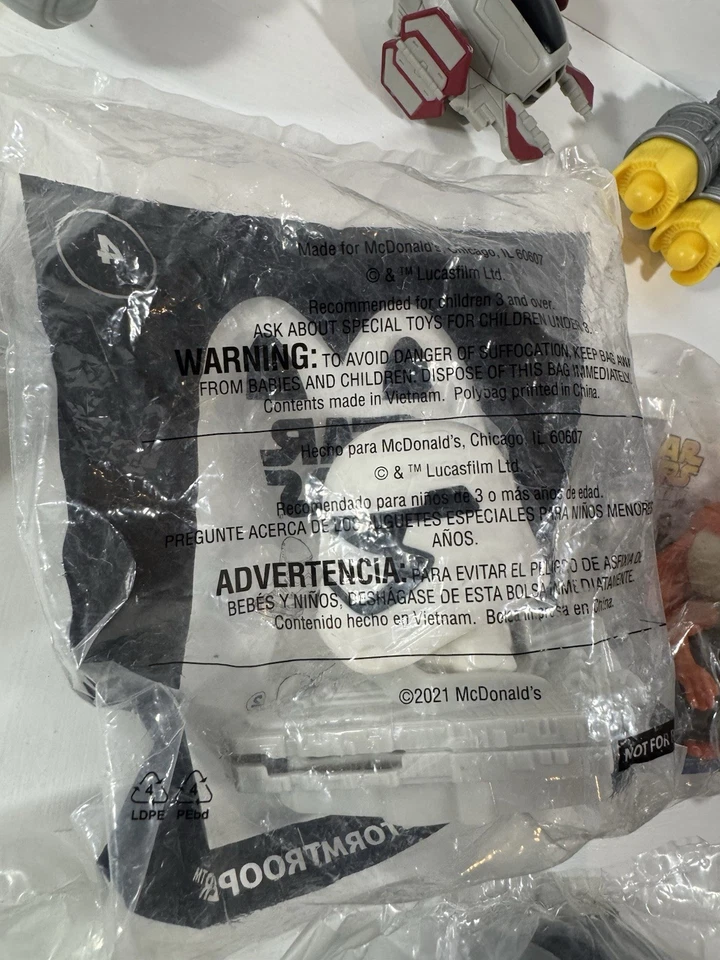 Star Wars Toys Смешанный Burger King McDonald's Taco Bell Лот из 8 - Изображение 3 из 4