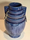 VTG 1930s Brush McCoy Kolorkraft Art Pottery Vase Onyx Drip #0159 Art Deco 7.5"