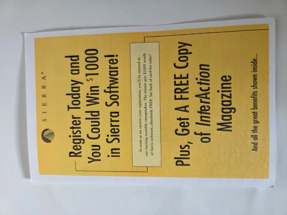 Hoyle Hearts and Spades PC Game CD Big Box 1998 Sierra Complete w/ Inserts - Image 3 of 4