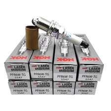 8pcs Ngk 5547 Pfr6w-tg Laser Platinum Spark Plugs For Sk20br11 Pk20tt