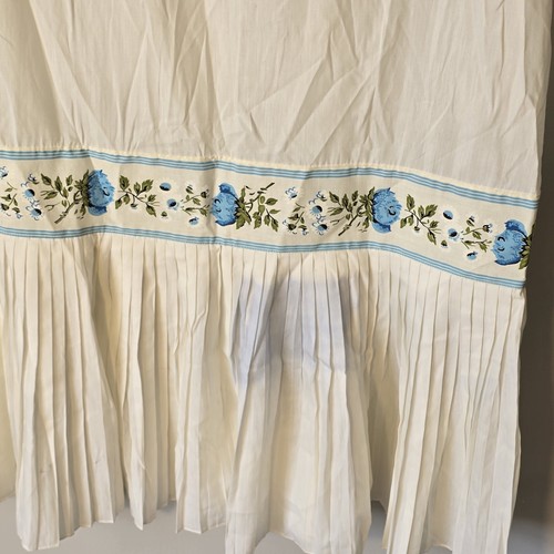 Vintage Flair Lingerie Styled By Helen Bencker Sailor Collar Blue Flowers Size S - Picture 5 of 7