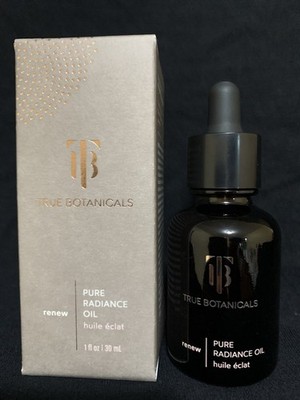 True Botanicals Renew Pure Radiance Oil - 1 oz / 30 ml | New 