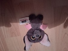 Glubschis Nici Kuscheltier Fledermaus Stofft. 11cm schw.pink Schlüsselanhänger