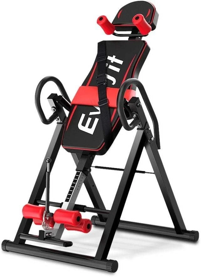 Inversion Table Folding Gravity Back Stretcher Exercise Bench 120Kg Capacity